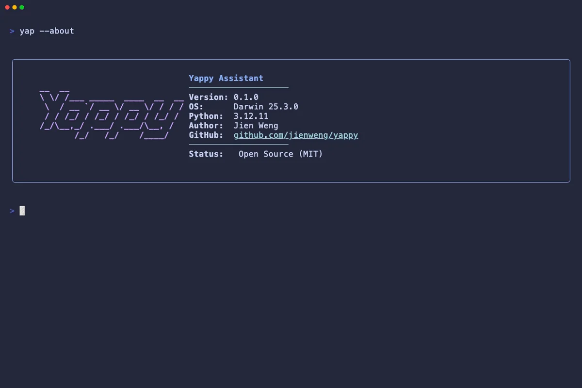 Conversational app prototype.